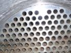 Used API Ketema Shell and Tube Heat Exchanger, 332 square feet, horizontal, type 1-V-1 BEM, size 15-A-72. Carbon steel shell rated 150 psi at –20 to 350 deg F. (615) 5/8'' diameter x 6’ long Hastello...