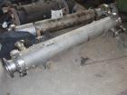 Used Allegheny Bradford Shell and Tube Heat Exchanger, 172 square feet, horizontal. 304L Stainless steel shell rated 150 psi at –20 to 350 deg F. (219) 1/2'' diameter x 6’ long Hastelloy C-276 tubes ...
