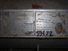 Used Allegheny Bradford Shell and Tube Heat Exchanger, 172 square feet, horizontal. 304L Stainless steel shell rated 150 psi at –20 to 350 deg F. (219) 1/2'' diameter x 6’ long Hastelloy C-276 tubes ...