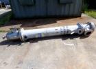 Used Astro Cosmos Shell & Tube Heat Exchanger, Approximate 178 Square Feet (16.6 Square Meter). Carbon steel shell approximate 350mm diameter x 2280mm long rated 8 bar (116 psi)/Full Vacuum at 160 de...