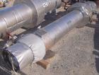Used Atlas Single Pass Shell and Tube Heat Exchanger, 102 square feet, horizontal, type BEM10-120. Carbon steel shell rated 100 psi at 300 deg F, carbon steel baffles and expansion ring. (52) 3/4'' d...