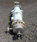 Used Atlas Shell & Tube Heat Exchanger, 110 Square Feet. Hastelloy C276 tubes tube sheets and bonnets with (141) .75
