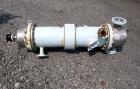 Used Atlas Shell & Tube Heat Exchanger, 110 Square Feet. Hastelloy C276 tubes tube sheets and bonnets with (141) .75