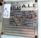 Used Atlas Shell & Tube Heat Exchanger, 110 Square Feet. Hastelloy C276 tubes tube sheets and bonnets with (141) .75