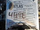 Used Atlas heat exchanger, 13 sq ft hastelloy C276 tubes, tube sheets and bonnets with (55) .75