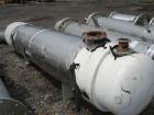 Used Atlas Shell & Tube Heat Exchanger, 687 Square Feet. Hastelloy C22 tubes, tube sheet and bonnets. (350) .75