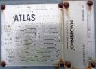 Used Atlas Single Pass Shell & Tube Heat Exchanger,