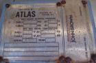 Used Atlas Single Pass Shell and Tube Heat Exchanger, 399 square feet, horizontal, type BEM18-120. Carbon steel shell rated 100 psi at 300 deg F, carbon steel baffles and expansion ring. (208) 3/4