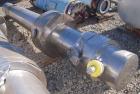 Used Atlas Single Pass Shell And Tube Heat Exchanger, 102 square feet, horizontal. Type BEM10-120. Carbon steel shell rated 100 psi at 300 deg.f., carbon steel baffles, and expansion ring. (52) 3/4