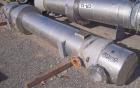 Used Atlas Single Pass Shell And Tube Heat Exchanger, 226 square feet, horizontal. Type BEM14-120. Carbon steel shell rated 100 psi at 300 deg.f., carbon steel baffles, and expansion ring. (118) 3/4
