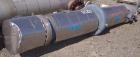 Used Atlas Single Pass Shell and Tube Heat Exchanger, 399 square feet, horizontal, type BEM18-120. Carbon steel shell rated 100 psi at 300 deg F, carbon steel baffles and expansion ring. (208) 3/4