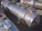 Used Atlas Single Pass Shell and Tube Heat Exchanger, 399 square feet, horizontal, type BEM18-120. Carbon steel shell rated 100 psi at 300 deg F, carbon steel baffles and expansion ring. (208) 3/4