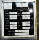 Used Chil-Con Shell & Tube Heat Exchanger, Approximate 82 Square Feet, Horizont