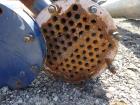 Used Chil-Con Shell & Tube Heat Exchanger, Approximate 82 Square Feet, Horizont