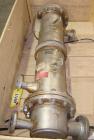 Used Cosmos Minerals Condenser, 43 Square Feet. 304 L stainless steel shell side. Tubes are Tantalum. Shell MAWP 150/FV @ 350 deg F, shell MDMT -20 deg F @ 150 psig, tube MAWP 150/FV @ 350 deg F, tub...