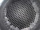 Used Cosmos Shell And Tube Heat Exchanger, 215 Square Feet, Type BEM 20-1-60, Vertical. Carbon steel shell rated 150 psi/FV at 400 deg F, tantalum tubes rated 150 psi/FV at 400 deg F.