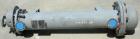 Unused- Cosmos Minerals multiple pass shell and tube heat exchanger, 34.5 square feet, horizontal. Carbon steel shell rated 90 psi at 320 deg F, (32) 3/4