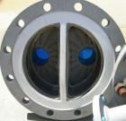 Unused- Cosmos Minerals multiple pass shell and tube heat exchanger, 34.5 square feet, horizontal. Carbon steel shell rated 90 psi at 320 deg F, (32) 3/4