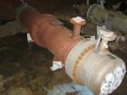 Used Doyle and Roth Shell and Tube Heat Exchanger, 420 Square Feet, Horizontal. Carbon steel shell rated FV/150 psi at 350 deg F, and –20 deg F at FV/150 psi. (268) 3/4