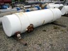 Used Doyle & Roth Shell and Tube Heat Exchanger, 495 square feet, horizontal. 304 stainless steel shell rated 150 psi at 350 deg F and –20 deg F at 150 psi. (421) 3/4
