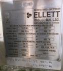 Used- Ellett Industries Shell & Tube Heat Exchanger, 930 Square Foot