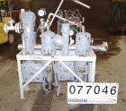 USED: Fox Valve 2 stage jet with Y-Z inter-condenser. Model 6x36 aftercondenser. Hastelloy construction. Rated fv/30 psi at 300 deg F. 24 lb/hour working capacity. Manufactured 2001.