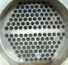 Used Futura Titanium Corporation Single Pass Shell and Tube Heat Exchanger, 319 Square Feet, Horizontal. Type BEM 14-2-144. 316L stainless steel shell rated 60 psi/FV at 350 deg F. (140) 3/4