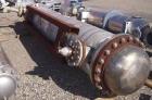 Used Horizontal Futura Titanium Corp 2 Pass Shell and Tube Heat Exchanger, 1143 square feet, type BEM 24-2-144