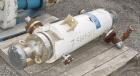 Used Ketema Single Pass Shell & Tube Heat Exchanger, 23 Square Feet, Size 6-B-48, Vertical. 304 Stainless steel shell rated 150 psi at 350 deg F. (30) 3/4