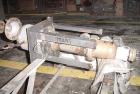Used Ketema Single Pass Shell & Tube Heat Exchanger, 36 Square Feet, Size 8-B-42. Carpenter 20 product contact areas, vertical. Carbon steel shell rated 150 psi at 400 deg F. (53) 3/4