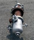Used Ketema Heat Exchanger, 91 Square Feet. Hastelloy C276 tubes, tube sheets and bonnets with (78) .75