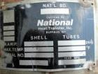 Used National Heat Transfer Shell & Tube Heat Exchanger, 150 Square Feet. Hastelloy C276 tubes and bonnets, 316L stainless steel tube sheets. (96) 0.75