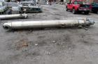 Used National Heat Transfer Shell & Tube Heat Exchanger, 289 Square Feet. Hastelloy tubes, 316L tube sheet. (134) 0.75