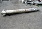 Used National Heat Transfer Shell & Tube Heat Exchanger, 269 Square Feet. Hastelloy C276 tubes and bonnets, 316L stainless steel tube sheets. (110) 0.75