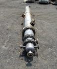 Used National Heat Transfer Shell & Tube Heat Exchanger, 269 Square Feet. Hastelloy C276 tubes and bonnets, 316L stainless steel tube sheets. (110) 0.75