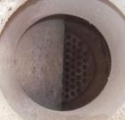 Used RAS Process Equipment 2 Pass Shell and Tube Heat Exchanger, 193 square feet, horizontal, type BEM 10-144. 316L stainless steel shell rated 50 psi/FV at 180 deg F. (82) 3/4'' diameter x 12' long ...