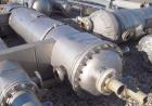 Used RAS Process Equipment 6 Pass Shell and Tube Heat Exchanger, 608 square feet, horizontal, type BEM 23-144. 316L stainless steel shell rated 50 psi/FV at 340 deg F. (258) 3/4