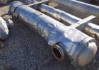 Used RAS Process Equipment 6 Pass Shell and Tube Heat Exchanger, 608 square feet, horizontal, type BEM 23-144. 316L stainless steel shell rated 50 psi/FV at 340 deg F. (258) 3/4