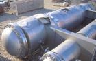 Used RAS Process Equipment 6 Pass Shell and Tube Heat Exchanger, 608 square feet, horizontal, type BEM 23-144. 316L stainless steel shell rated 50 psi/FV at 340 deg F. (258) 3/4'' diameter x 12' long...
