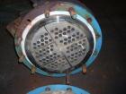 Used- CMS U Tube Heat Exchanger with Hastelloy C22 tubes, 65 sqare feet