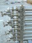 Used- Tubular Heat Exchanger, approximately 12 square feet, copper nickel C710/80-20 construction. 1 1/2