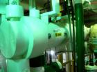Used Perry Products Heat Exchanger, 99 square feet, model 12-99-FTSX. Hastelloy C276 tubes, tube sheet, and bonnets. (126) 3/4'' diameter x 4' long tubes rated 100 psi or FV at 320 deg F, carbon stee...