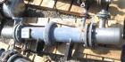 Used Pfaudler Single Pass Shell & Tube Heat Exchanger, 15.2 square feet, horizontal. Carbon steel shell rated 100 psi at -20 to 400 deg F. (26) 3/4'' Diameter x 3’ long Hastelloy B tubes rated 150/FV...
