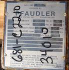 Used Pfaudler Single Pass Shell & Tube Heat Exchanger, 15.2 square feet, horizontal. Carbon steel shell rated 100 psi at -20 to 400 deg F. (26) 3/4'' Diameter x 3’ long Hastelloy B tubes rated 150/FV...