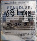 Used Pfaudler Single Pass Shell & Tube Heat Exchanger, 15.2 square feet, horizontal. Carbon steel shell rated 100 psi at -20 to 400 deg F. (26) 3/4'' Diameter x 3’ long Hastelloy B tubes rated 150/FV...