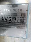 Used Pfaudler Shell & Tube Heat Exchanger, 153 Square Feet. Hastelloy C276 tubes and bonnets, 316L stainless steel tube sheets with (130) 0.75