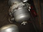Used Titan Metal Fabricators Shell and Tube Heat Exchanger, 219 square feet, vertical. 304L Stainless steel shell rated FV/150 psi at –20 to 400 deg F. (140) 3/4'' diameter x 8’ long Hastelloy C-276 ...
