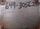 Used Titanium Industries Shell and Tube Heat Exchanger, 151 square feet, horizontal. Tema Type BEM, Tema Size 14-72. Carbon steel shell rated 75 psi at 350 deg F, (129 ) 3/4'' diameter x 6' long Zirc...