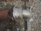 Used Vertical Titanium Industries Shell and Tube Heat Exchanger, 141 square feet