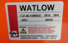 Unused- Watlow Flange Heater, Model 7-21-60-109MAG. Element material Incoloy 800. 3/60/480 volt, 48 KW. 304 Stainless steel mounting flange, approximate 10.5
